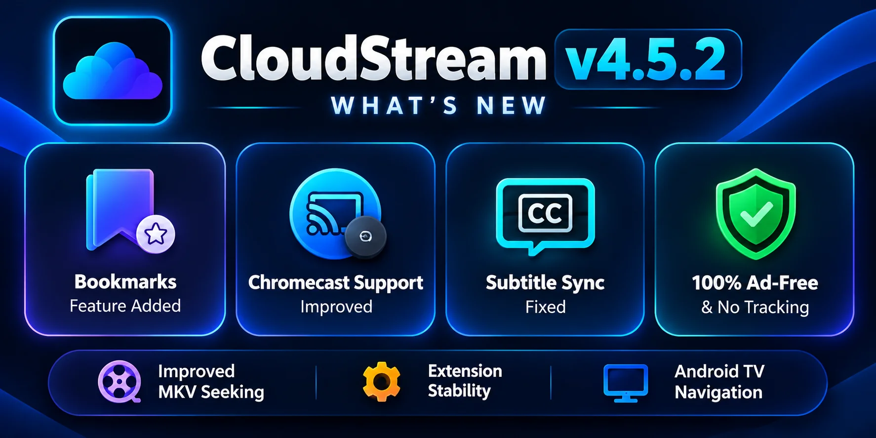 CloudStream v4.5.2 what's new and latest features overview